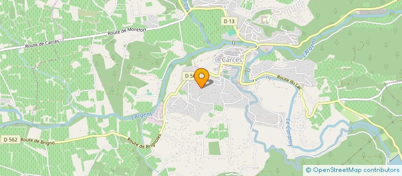 localisation de l'entreprise M2P LA COMTESSE  CARCES