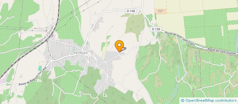 localisation de l'entreprise M2PJ OPTIC  VENEJAN