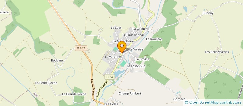 localisation de l'entreprise M2R à AZE