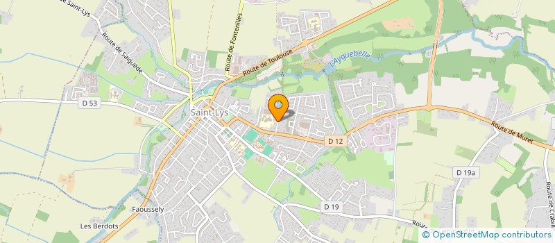 localisation de l'entreprise M2R CONSTRUCTION  ST LYS