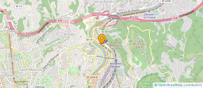 localisation de l'entreprise M2R RENOV à NICE