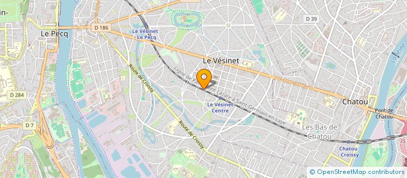 localisation de l'entreprise M2R RESTO  LE VESINET