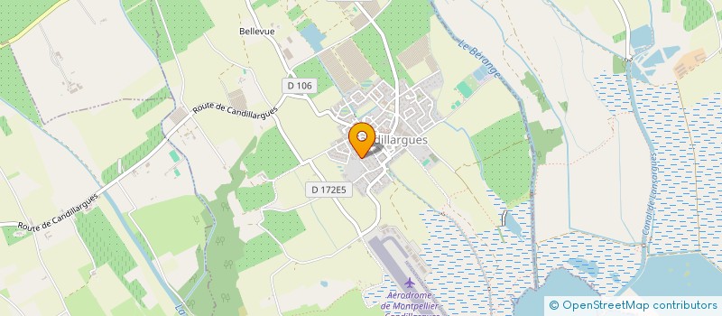 localisation de l'entreprise M2R TRANSPORT  CANDILLARGUES