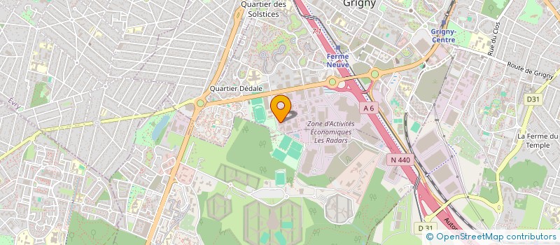 localisation de l'entreprise M2R2 à GRIGNY