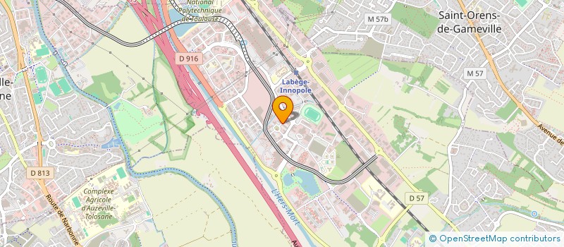 localisation de l'entreprise M2REAL ESTATE  LABEGE