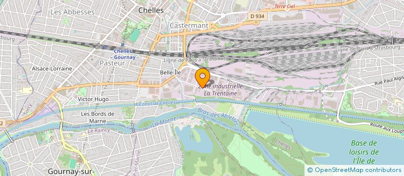 localisation de l'entreprise M2S à CHELLES