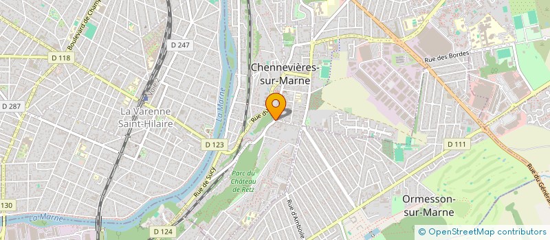 localisation de l'entreprise M2S  CHENNEVIERES-SUR-MARNE