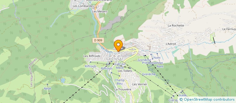 localisation de l'entreprise M2S à LA CLUSAZ