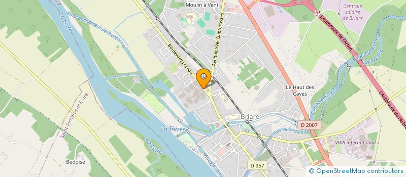 localisation de l'entreprise M2S à BRIARE