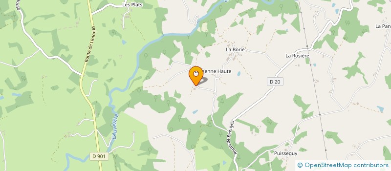 localisation de l'entreprise M2S  LUBERSAC