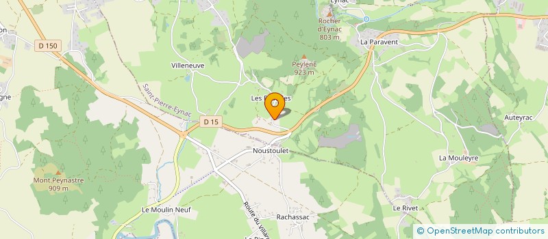 localisation de l'entreprise M2S  SAINT-PIERRE-EYNAC