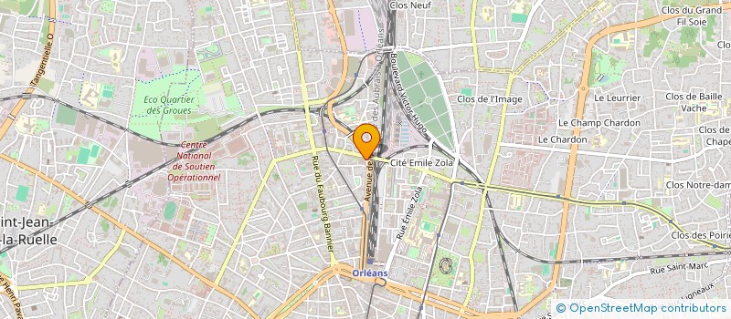 localisation de l'entreprise M2S CENTRE  ORLEANS