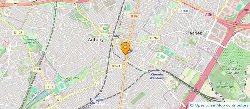 localisation de l'entreprise M2S CLIM à ANTONY