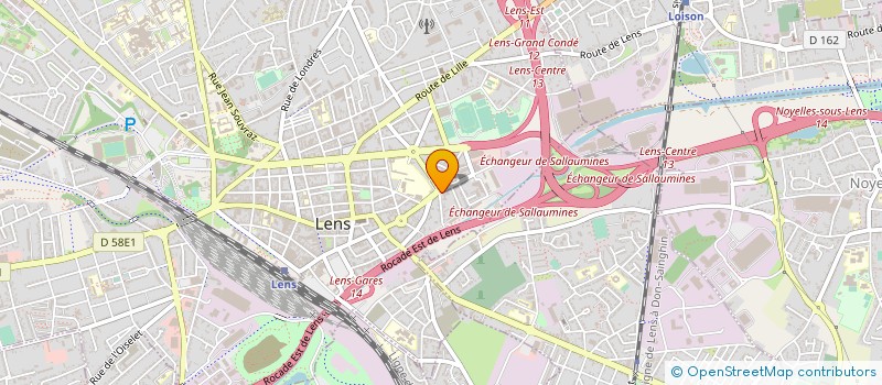 localisation de l'entreprise M2S CONCEPT  LENS