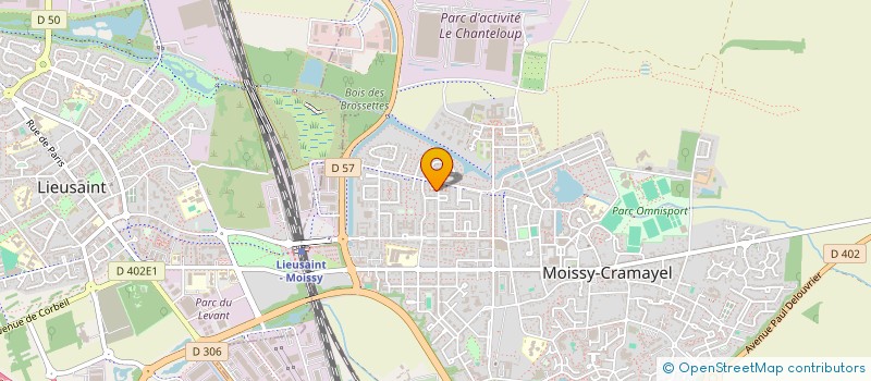 localisation de l'entreprise M2S IMMO à MOISSY-CRAMAYEL