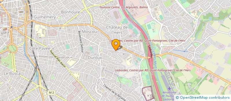 localisation de l'entreprise M2S INTERIM à TOULOUSE