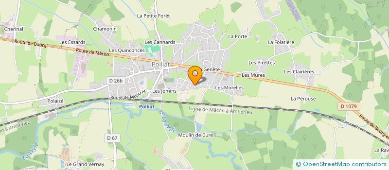 localisation de l'entreprise M2S INVEST  POLLIAT