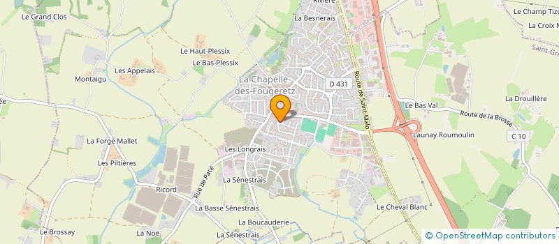 localisation de l'entreprise M2S-LE MOULIN  LA CHAPELLE-DES-FOUGERETZ