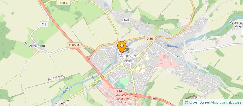 localisation de l'entreprise M2S MIGRATIONS SERVICES ET SYSTEME  MAGNY-EN-VEXIN