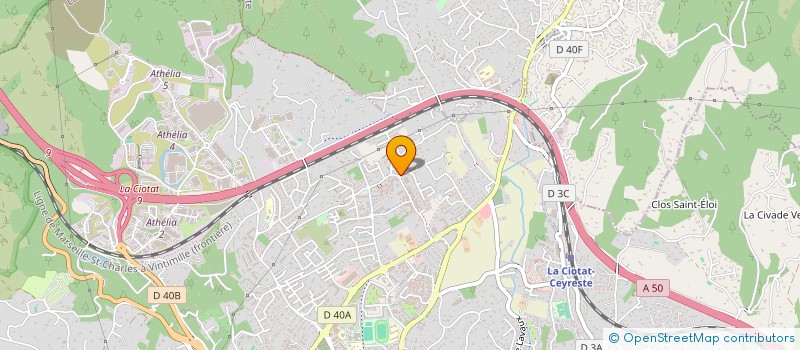 localisation de l'entreprise M2S REALISATION à LA CIOTAT