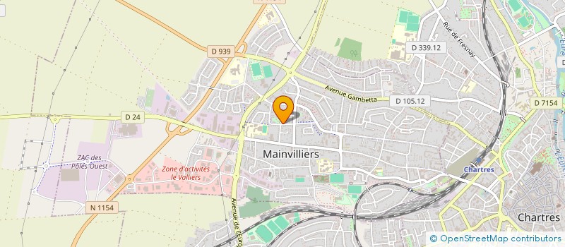 localisation de l'entreprise M2S TAXI à MAINVILLIERS