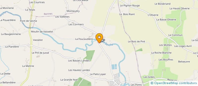 localisation de l'entreprise M2SA  AMANLIS