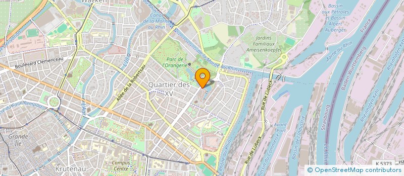 localisation de l'entreprise M2SFIN  STRASBOURG