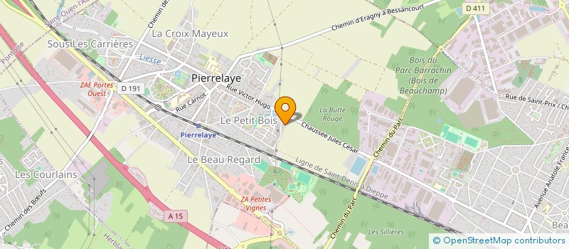 localisation de l'entreprise M2SKEN GROUP  PIERRELAYE