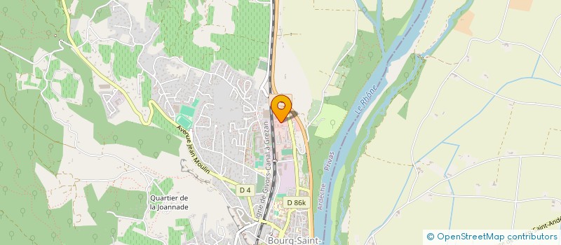 localisation de l'entreprise M2ST  BOURG-SAINT-ANDEOL