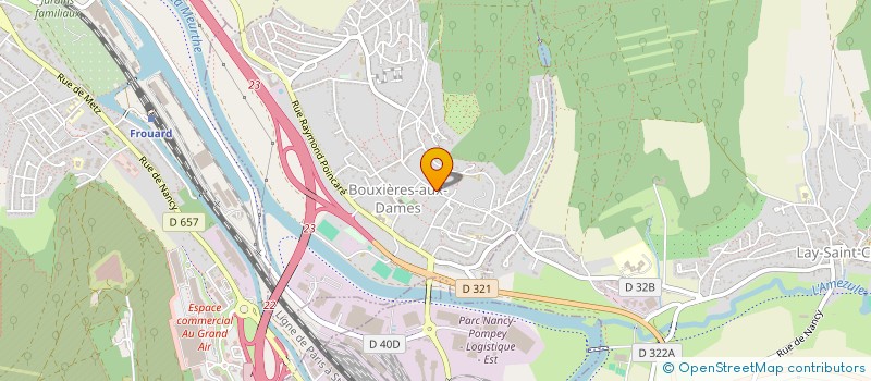 localisation de l'entreprise M2SX à BOUXIERES-AUX-DAMES