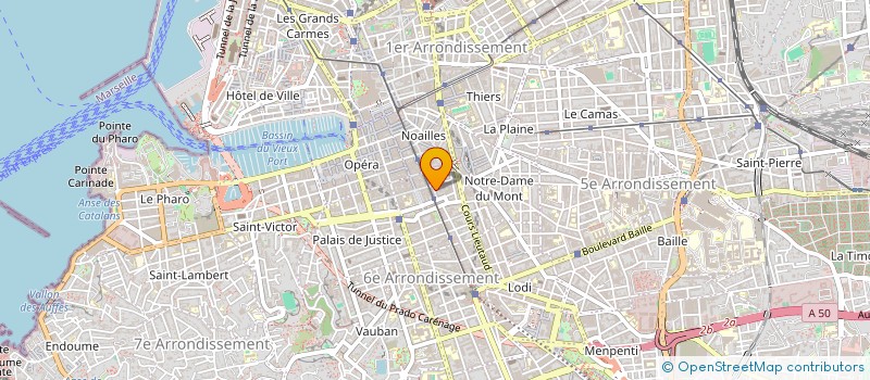 localisation de l'entreprise M2T à MARSEILLE