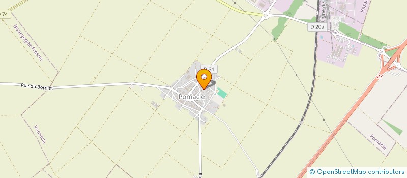localisation de l'entreprise M2T  POMACLE