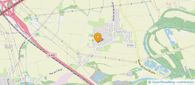 localisation de l'entreprise M2T CONCEPT  NIEVROZ