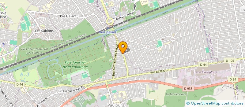 localisation de l'entreprise M2T COUVERTURE à TREMBLAY-EN-FRANCE