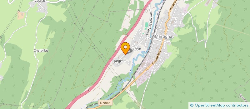 localisation de l'entreprise M2TEC  MARTIGNAT