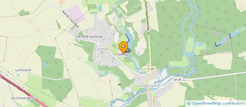 localisation de l'entreprise M2TG  CERELLES