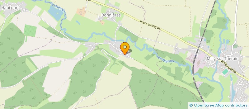 localisation de l'entreprise M2V  BONNIERES