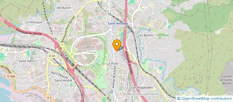 localisation de l'entreprise M2V PHOCEA à MARSEILLE