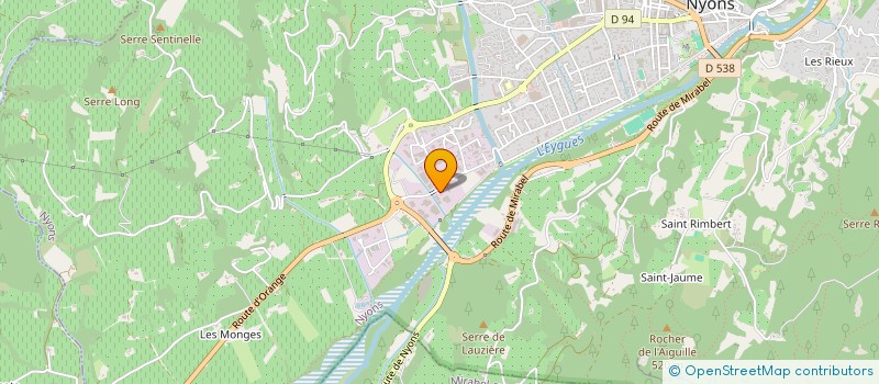 localisation de l'entreprise M2V STORE  NYONS