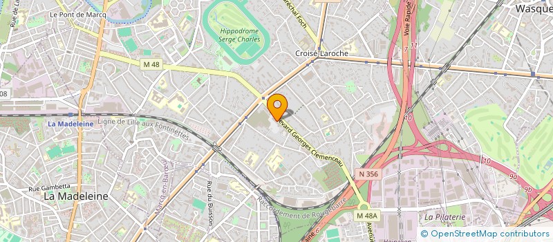 localisation de l'entreprise M2VDC à MARCQ-EN-BARŒUL