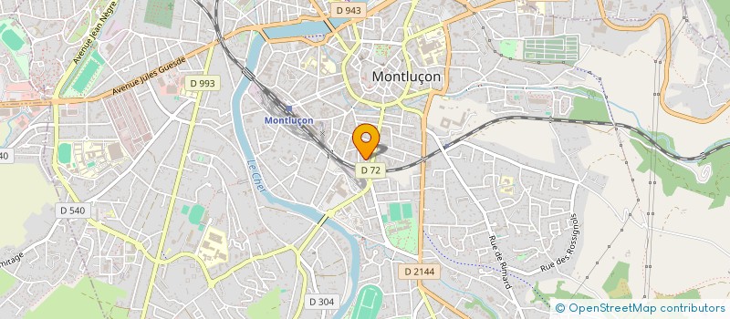localisation de l'entreprise M2VE  MONTLUCON