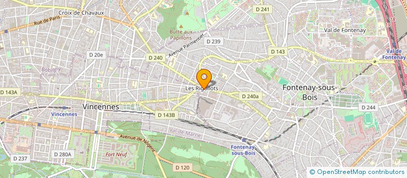 localisation de l'entreprise M2W SYSTEMS à FONTENAY-SOUS-BOIS
