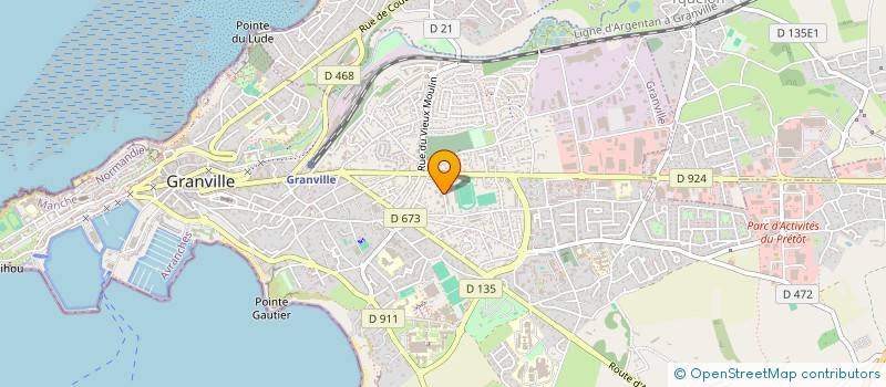 localisation de l'entreprise M2WAVES  GRANVILLE