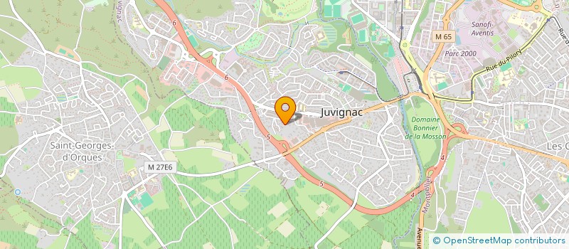 localisation de l'entreprise M2Z CONSTRUCTION à JUVIGNAC