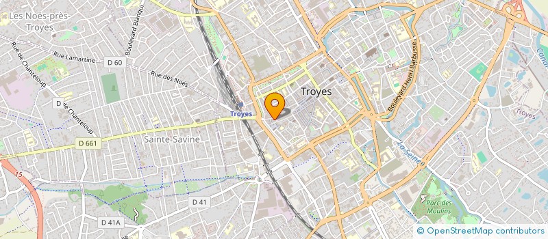 localisation de l'entreprise M2ZED à TROYES