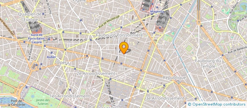 localisation de l'entreprise M3  PARIS