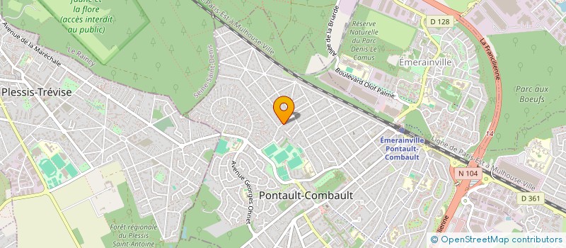 localisation de l'entreprise M3 à PONTAULT-COMBAULT