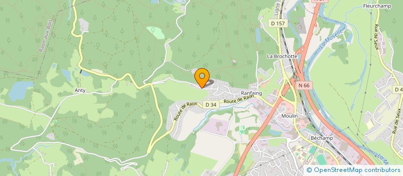 localisation de l'entreprise M3 AUTOPASSION  REMIREMONT