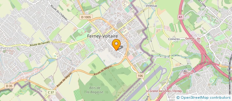 localisation de l'entreprise M3 HOSPITALITY FERNEY à FERNEY-VOLTAIRE