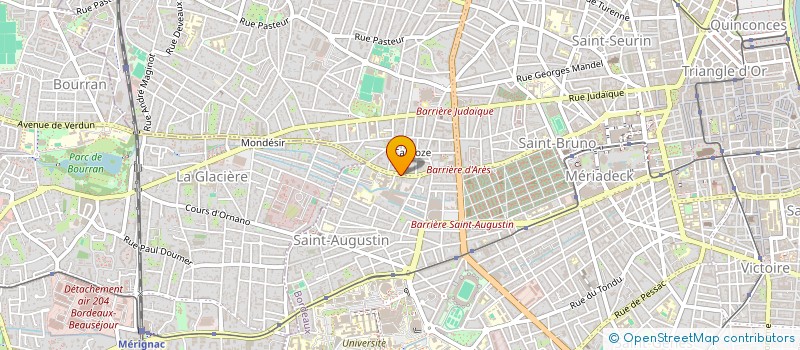 localisation de l'entreprise M3 INVEST à BORDEAUX